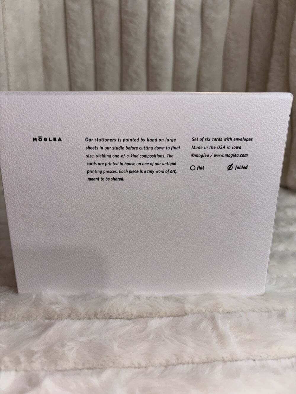 Moglea Hand-Painted Blank Stationery Note Card Set with Envelopes & Gift Box 6 - Picture 5 of 8